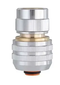 Конектор 3/4" для поливального шлангу AquaStop, метал