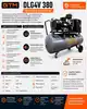 Фото №2 - Компресор гвинтовий 420л/хв, ресивер 150л, 4кВт, 8бар, 380В (GTM DLG4V 380)