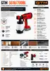 Фото №2 - Фарборозпилювач акумуляторний GTM SG18/700BL 700мл/хв, 800мл бак, 2 сопла-1,5 і 2,5мм, 18V КАРКАС (без АКБ і ЗП)